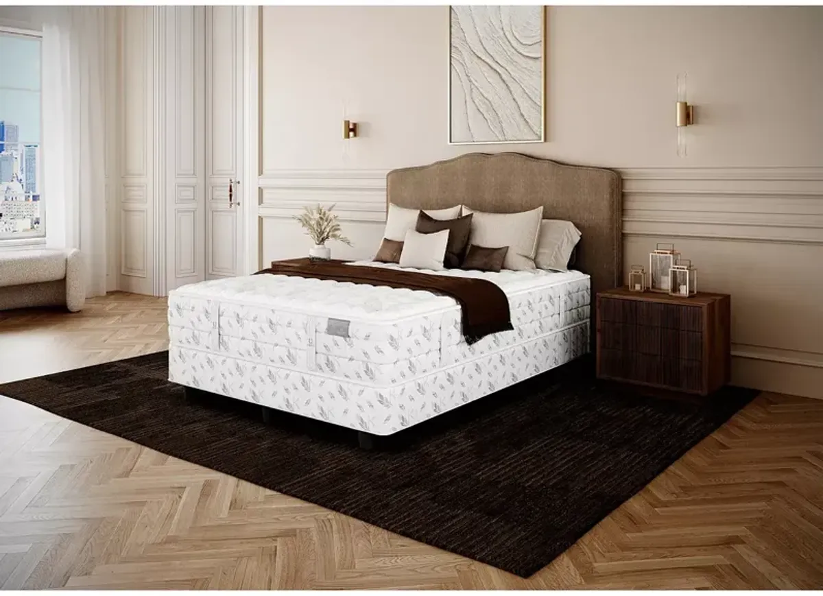 Kluft Crown Latex Citrine Luxury Firm Full Mattress Set with 2.25" Box Spring - Exclusive