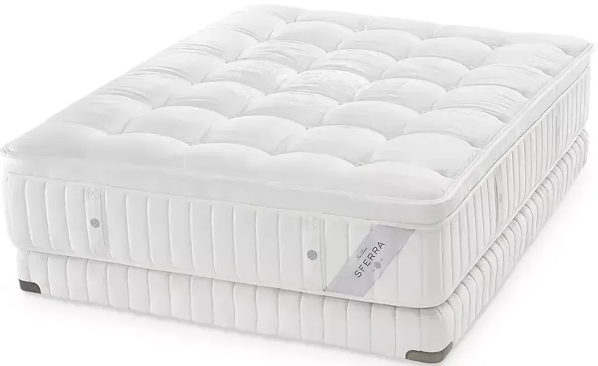 SFERRA Osimo Ultra Plush Euro Top Twin Mattress Set with 3" Box Spring - Exclusive
