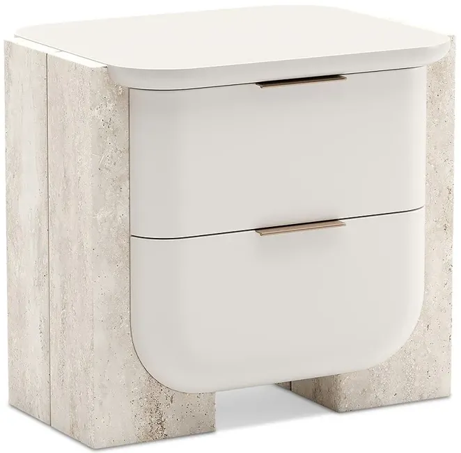Overlap Small Nightstand, Light