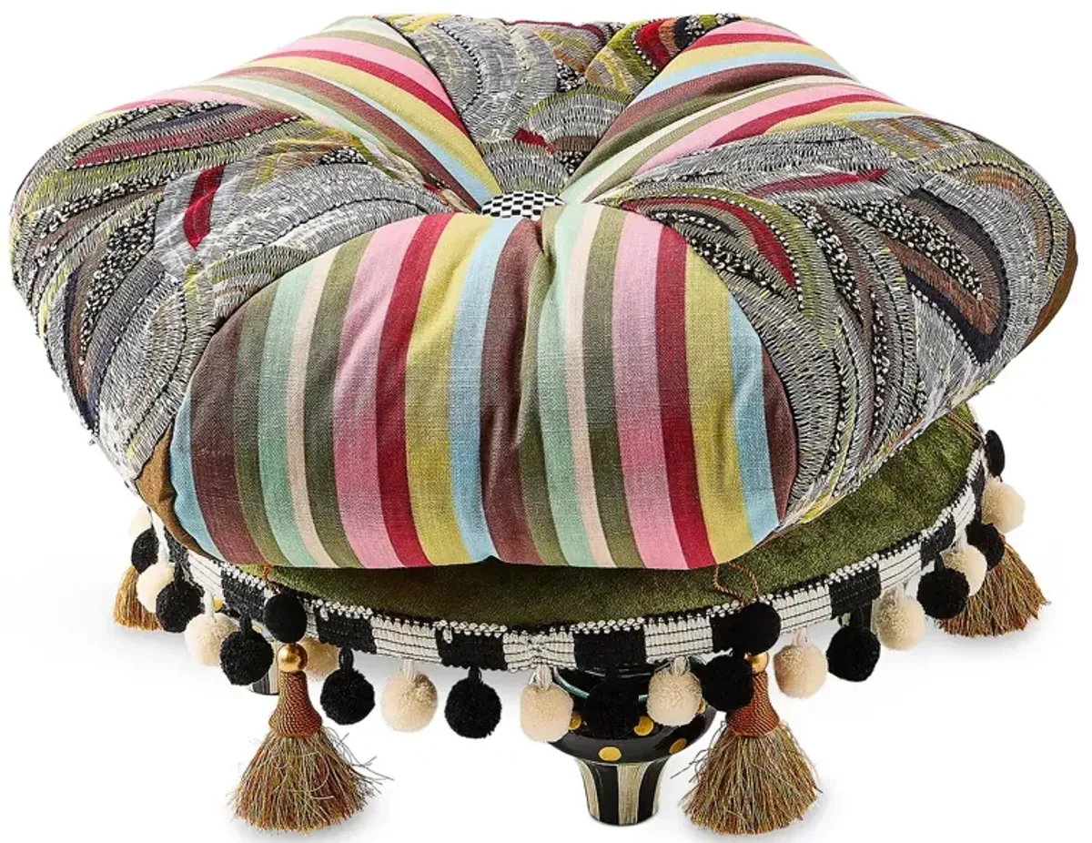 MacKenzie-Childs Birdsong Footstool