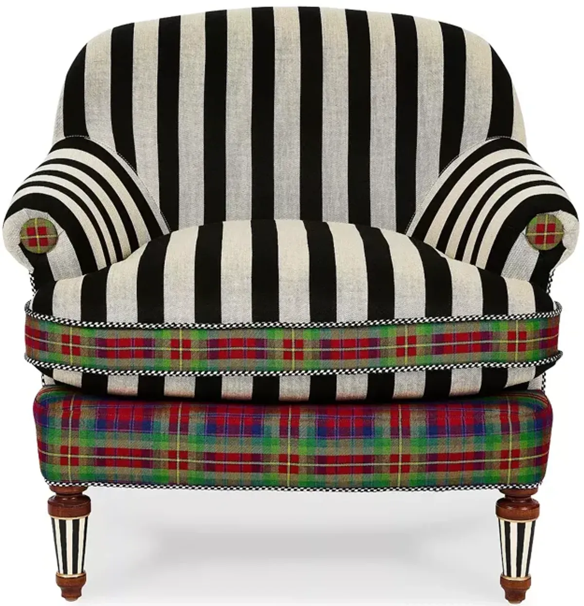 MacKenzie-Childs On Wall Street Accent Chair