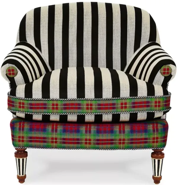 MacKenzie-Childs On Wall Street Accent Chair