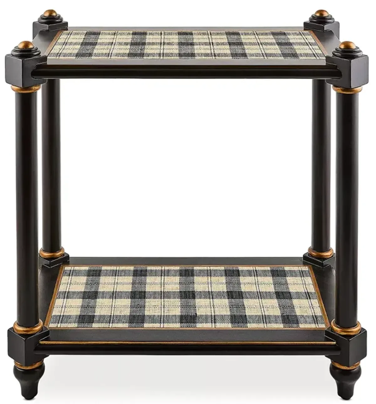 MacKenzie-Childs Mad for Plaid Accent Table