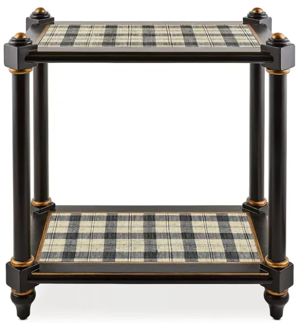 MacKenzie-Childs Mad for Plaid Accent Table