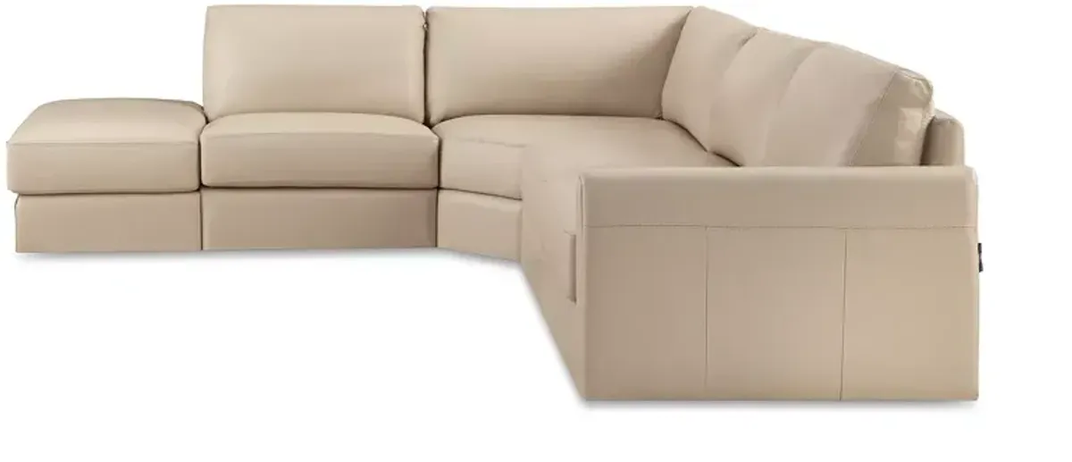 Chateau d'Ax Leather Colonna Sectional Sofa