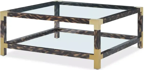 Theodore Alexander Arakan Square Cocktail Table