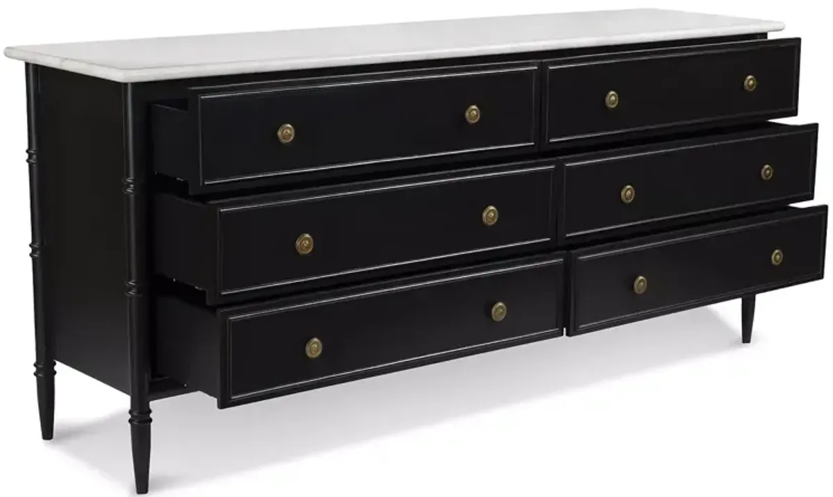 MOE'S HOME COLLECTION Eleanor 6 Drawer Dresser