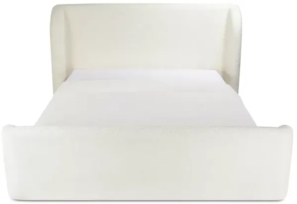 MOE'S HOME COLLECTION Sophia Queen Storage Bed, Cream