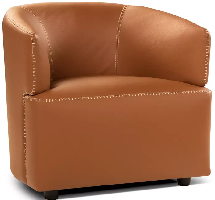 Nicoletti Leather Corona Chair