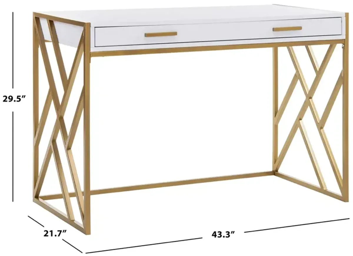 SAFAVIEH Elaine 1 Drawer Desk