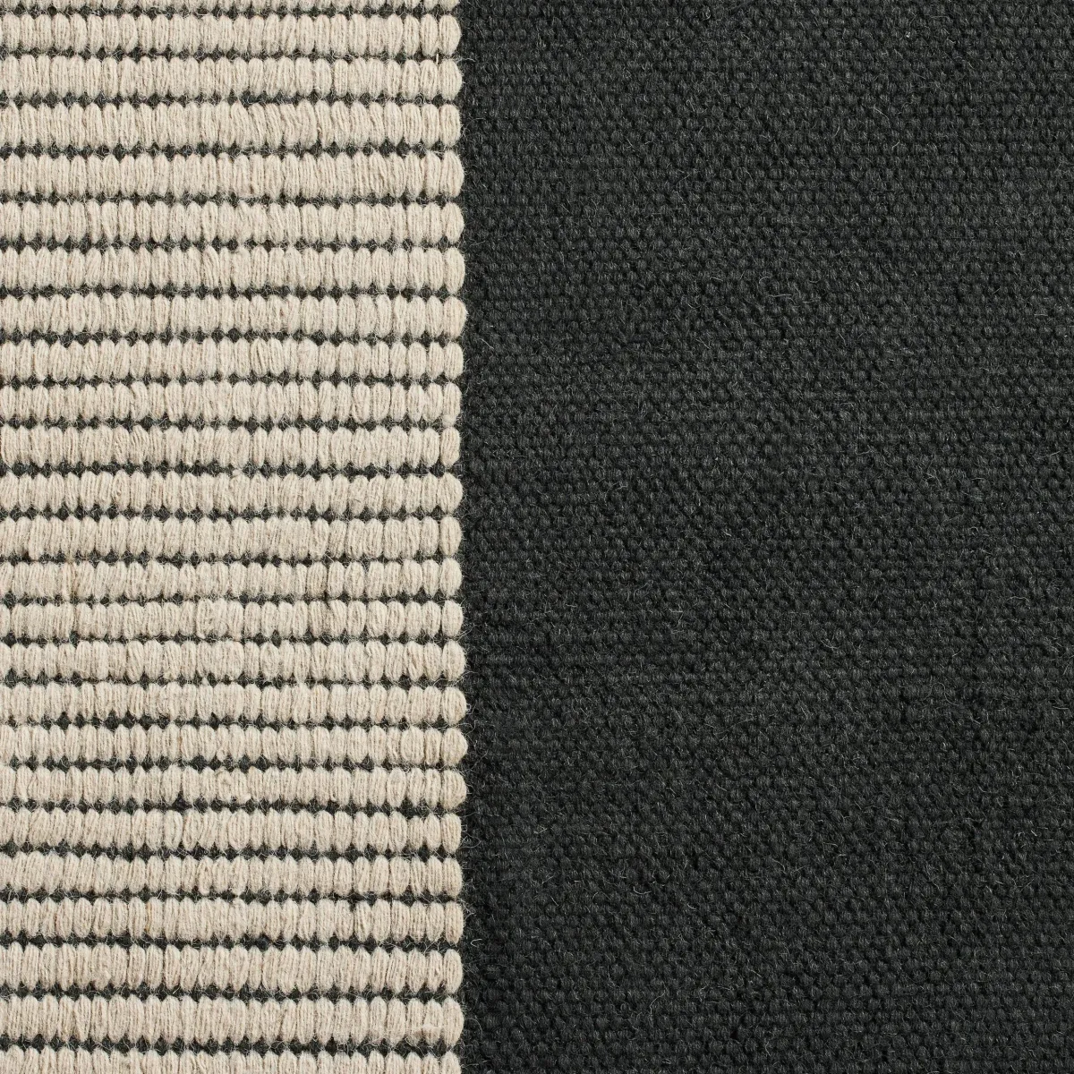 Light Between Rug Sample - Charcoal