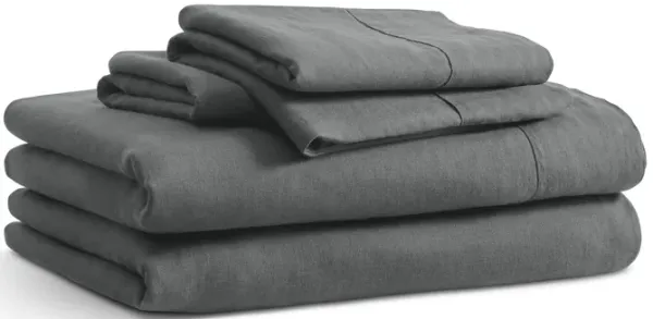 Blu Dot Stone Washed Linen Sheet Set