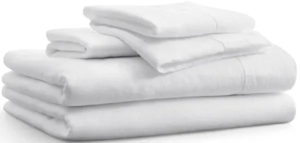 Blu Dot Stone Washed Linen Sheet Set