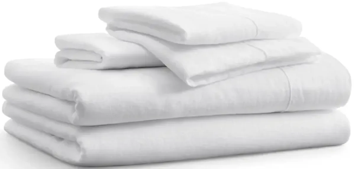 Blu Dot Stone Washed Linen Sheet Set