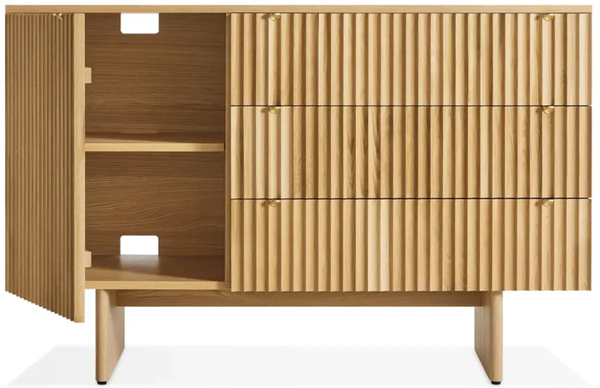 Murmur 1 Door / 3 Drawer Credenza