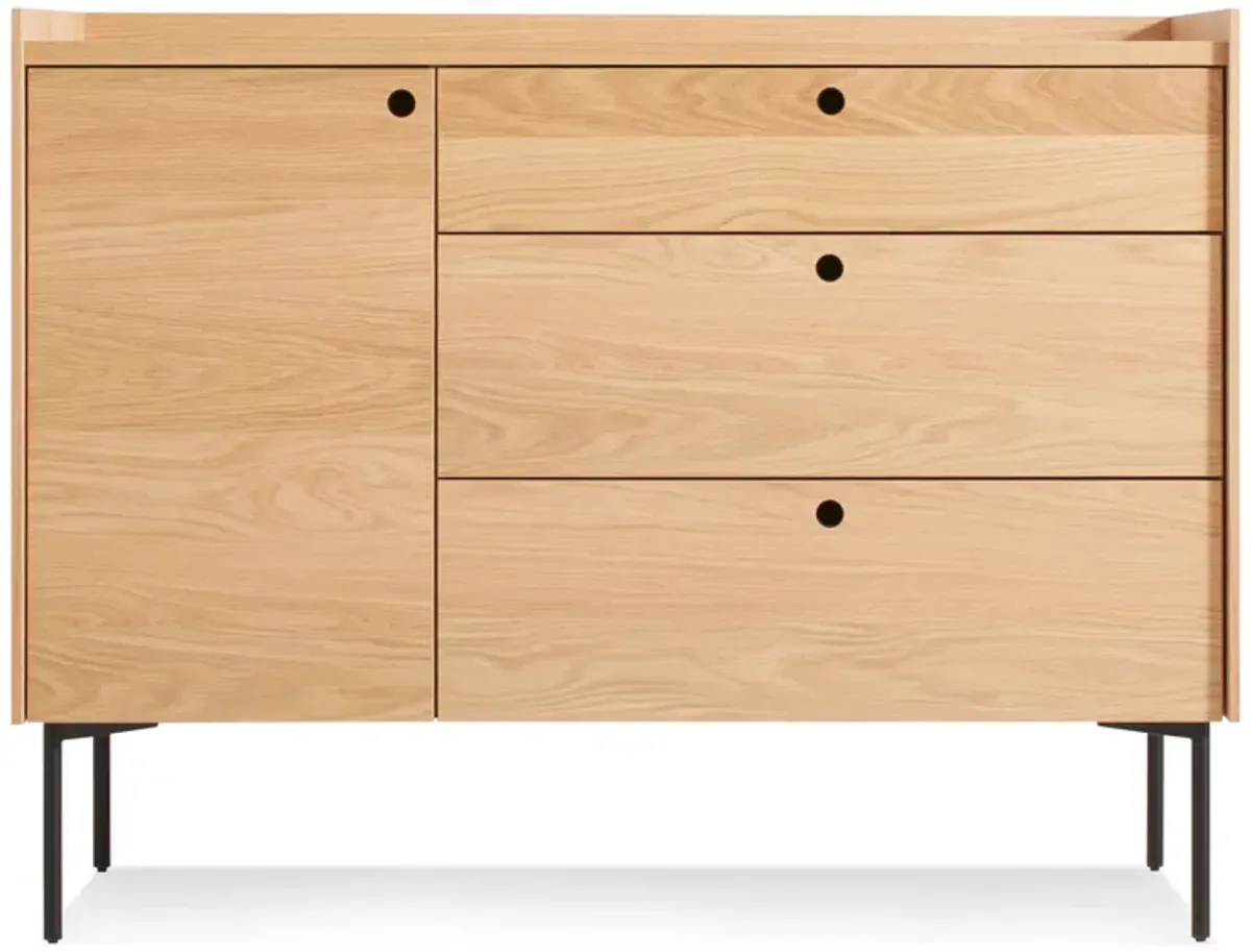 Peek 1 Door / 3 Drawer Credenza
