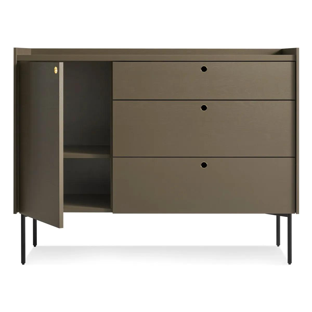 Peek 1 Door / 3 Drawer Credenza