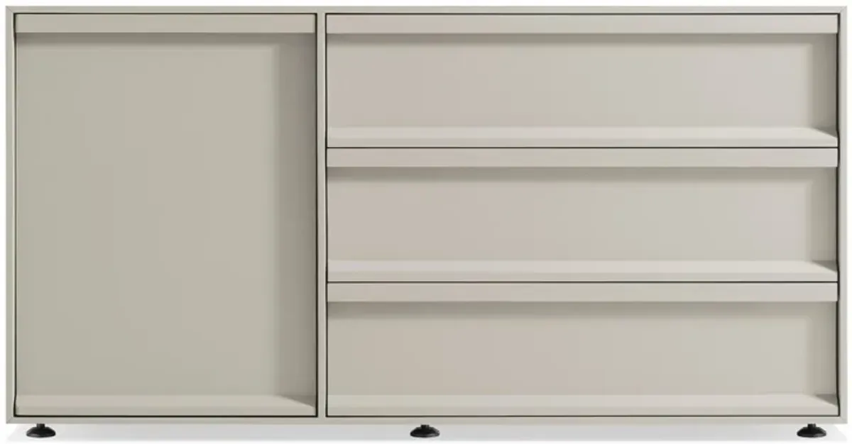 Superchoice 1 Door / 3 Drawer Credenza