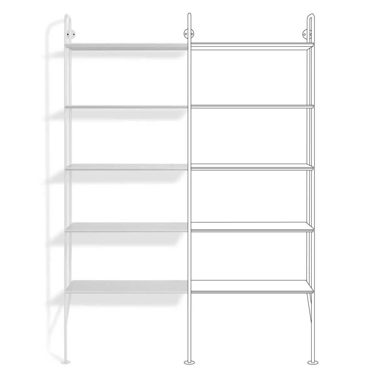 Hitch Add-on Bookcase