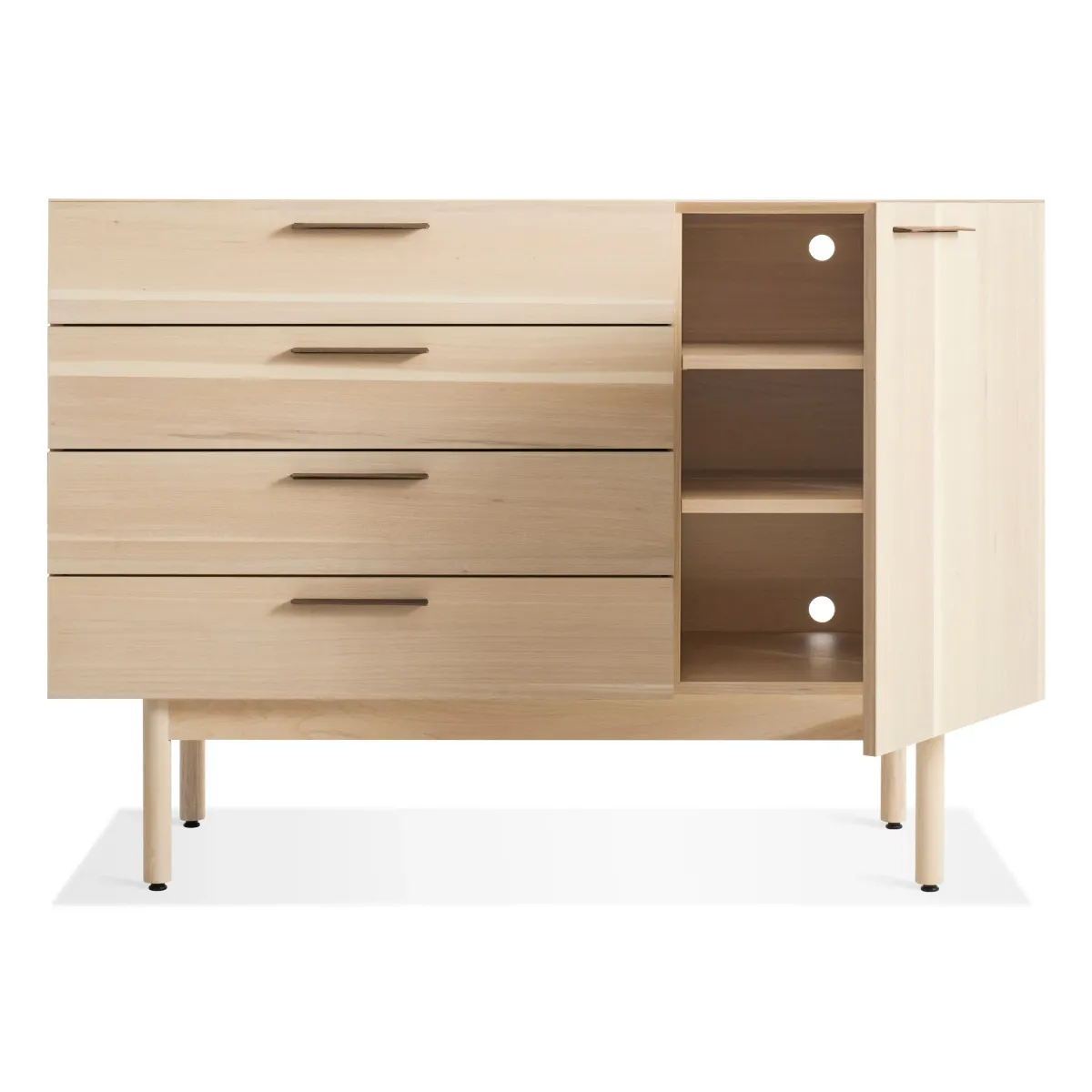Shale 4 Drawer / 1 Door Credenza