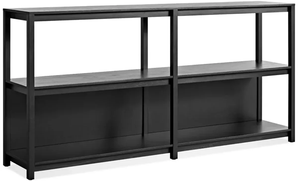 Open Plan Large Low Bookcase