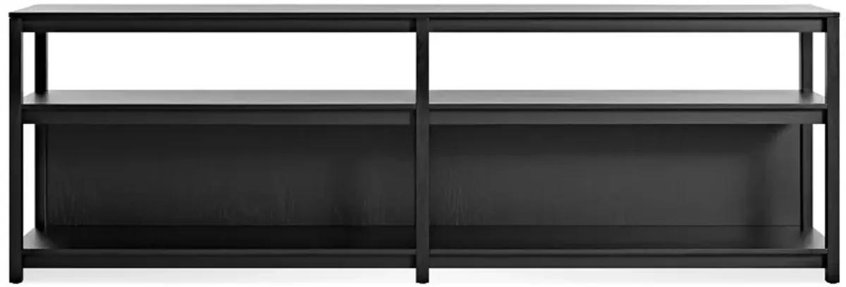 Open Plan Long and Low Bookcase