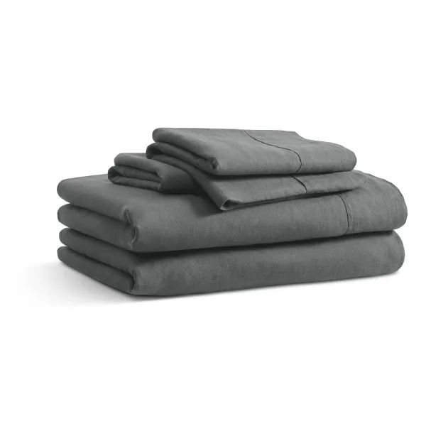 Blu Dot Stone Washed Linen Sheet Set