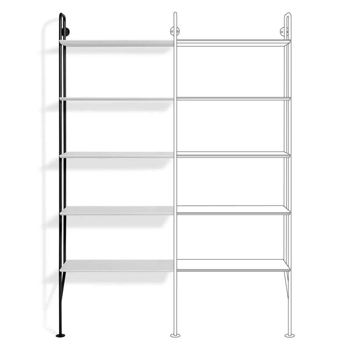 Hitch Add-on Bookcase
