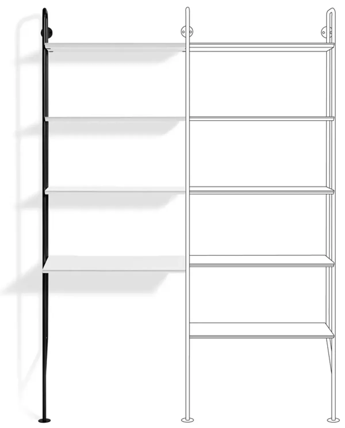 Hitch Add-on Bookcase and Desk