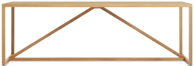 Strut 75" Wood Dining Table