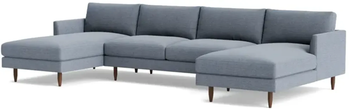 Crowd Pleaser Double Chaise Sectional