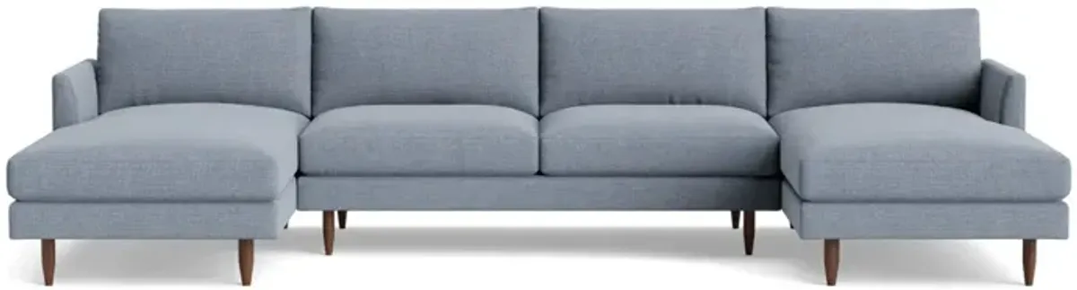 Crowd Pleaser Double Chaise Sectional