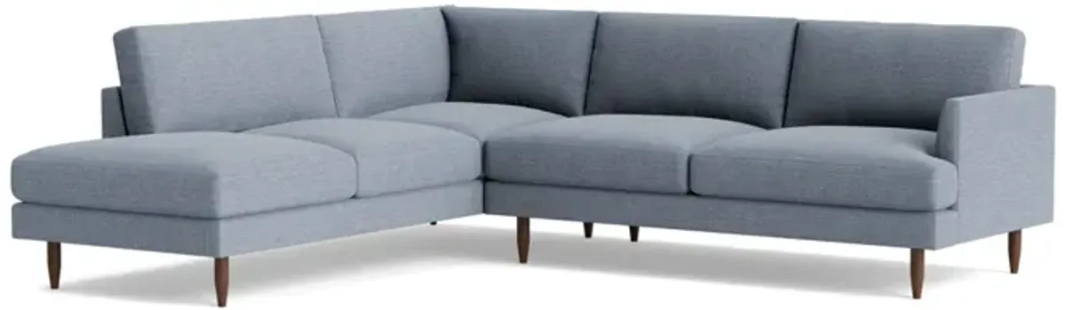 Crowd Pleaser Sectional With Bumper