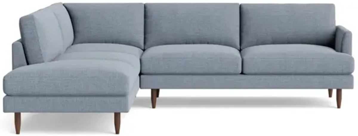 Crowd Pleaser Sectional With Bumper