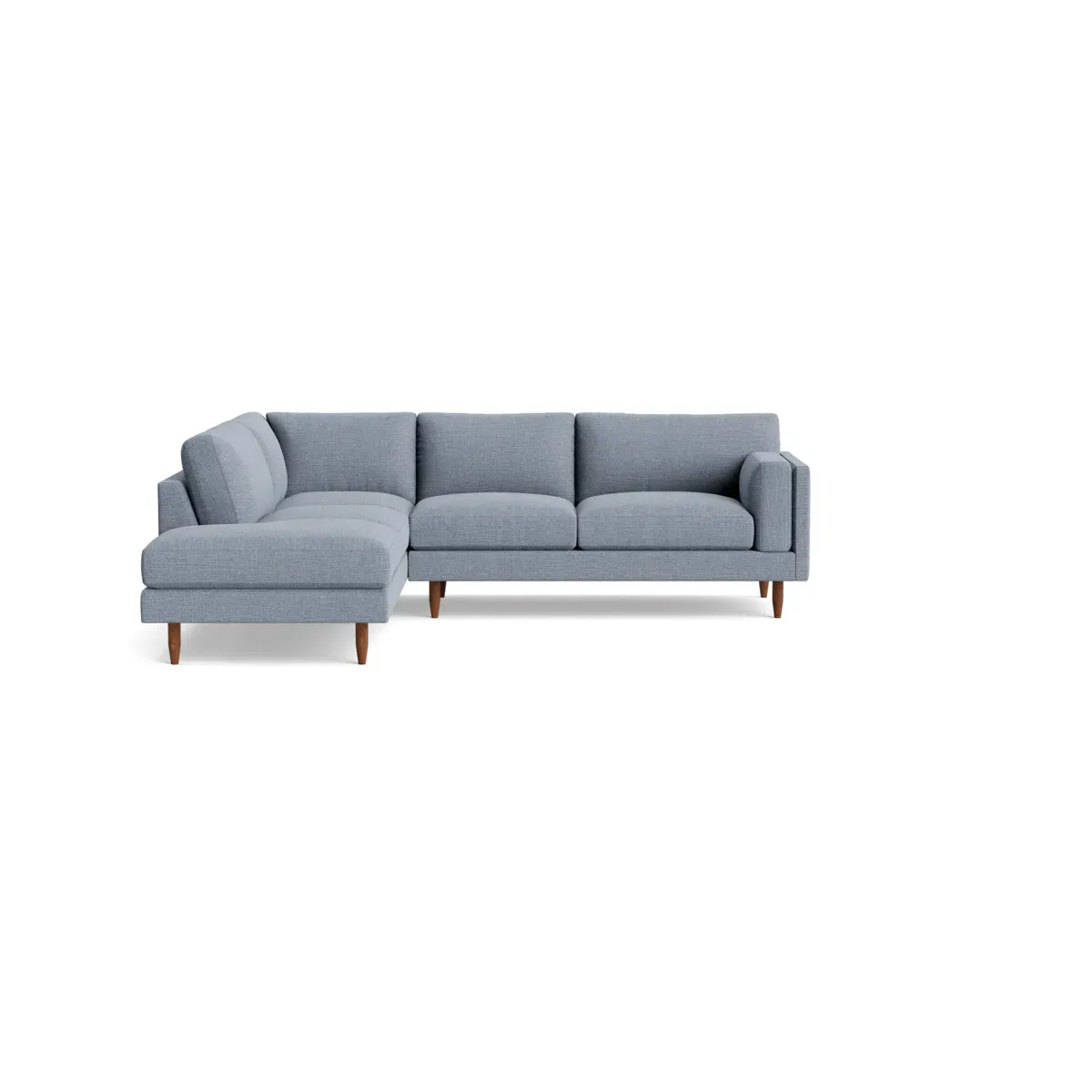 Skinny Fat Sectional With Bumper