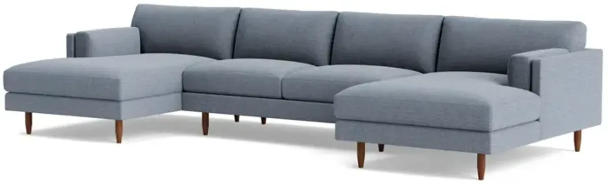 Skinny Fat Double Chaise Sectional