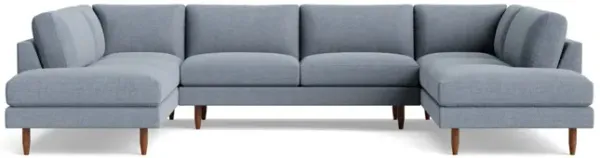 Skinny Fat U-Shaped Bumper Sectional (Extra Deep)