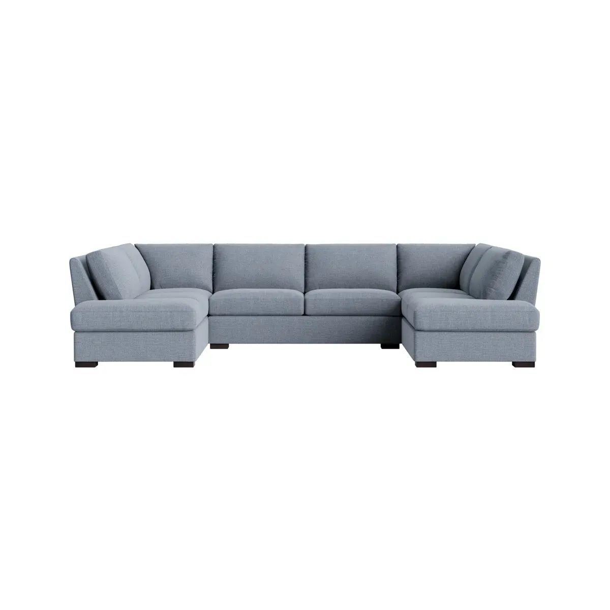Couch Potato U-Shaped Bumper Sectional (Extra Deep)