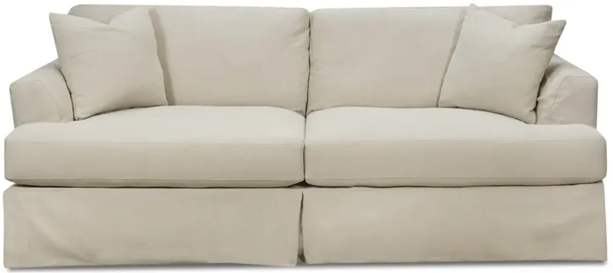 Sutton Sand Slipcover Sofa