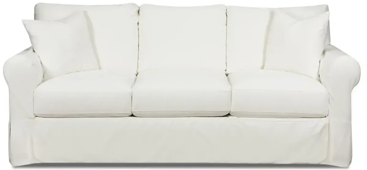 Sterling Snow Slipcover Sofa