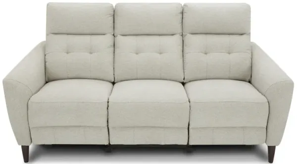 Starburst Dove Power Headrest Reclining Sofa