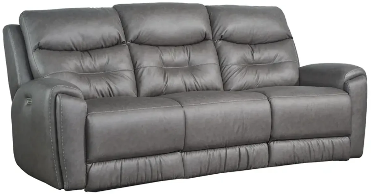 True Grit Zero Gravity Power Headrest Reclining Sofa