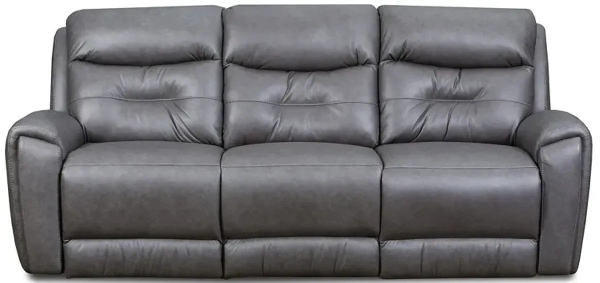 True Grit Zero Gravity Power Headrest Reclining Sofa