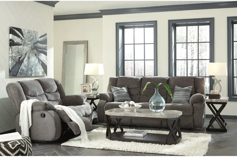 Tulen Gray Reclining Sofa