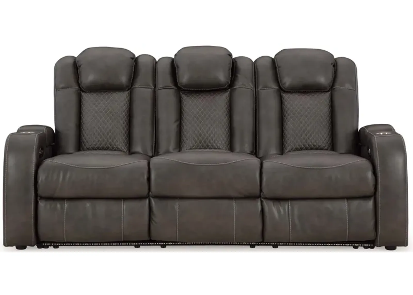 Fyne-Dyme Shadow Power Headrest Reclining Sofa