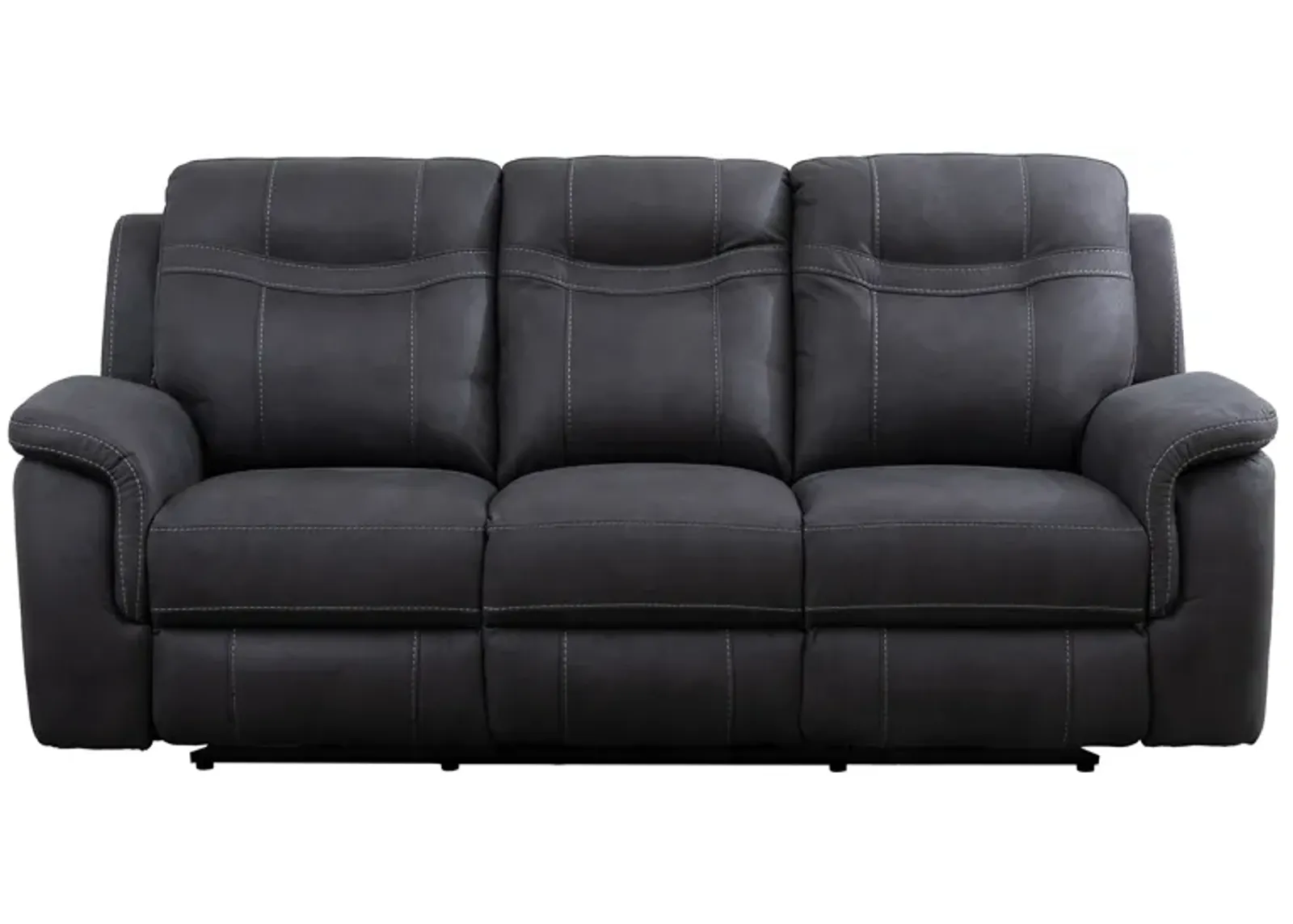 Gemma Grey Power Headrest Reclining Sofa