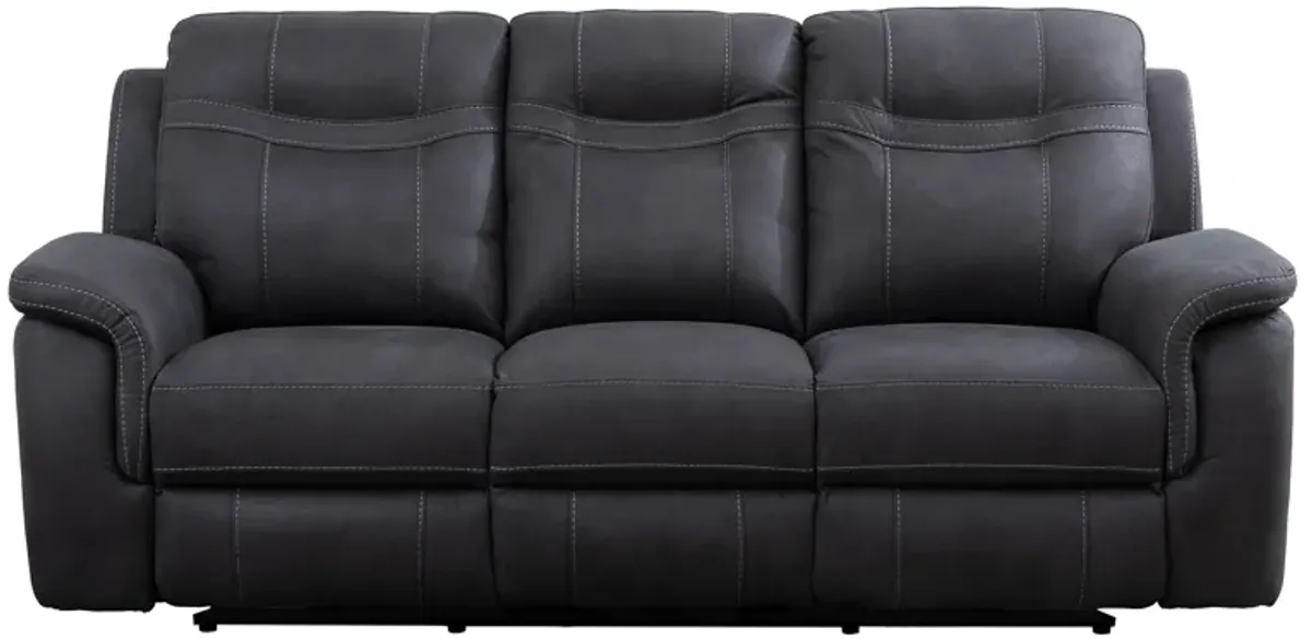 Gemma Grey Power Headrest Reclining Sofa