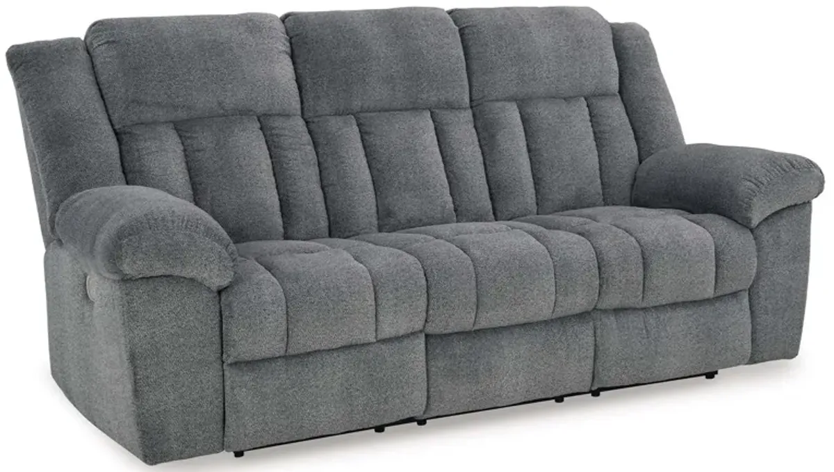 Tip-Off Slate Power Headrest Reclining Sofa