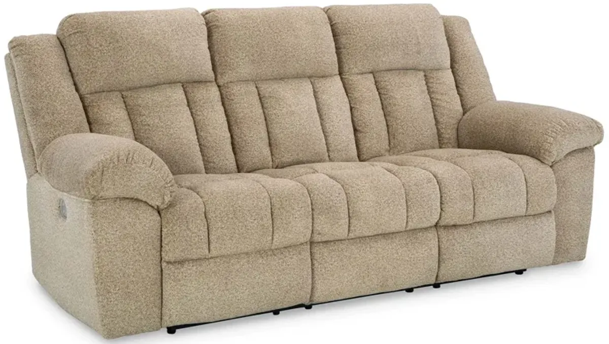 Tip-Off Wheat Power Headrest Reclining Sofa