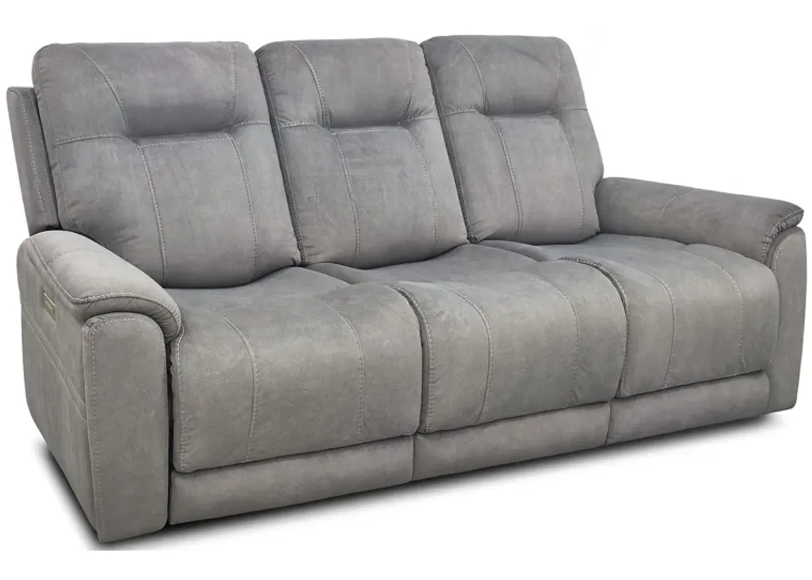 Elkins Power Headrest Reclining Sofa with Power Lumbar